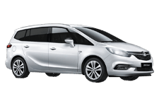 Car Hire Shoreham - Vauxhall Zafira 7-Seater - Minibus hire Shoreham